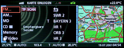 BMW 7er (E65/E66), iDrive Entertainment Men�