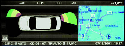 BMW 7er (E65/E66), iDrive PDC-Men�
