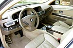 BMW 7er-Reihe (LCI), Innenraum vorne