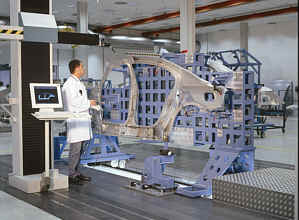 Measurement of the 7series (E65) side frame