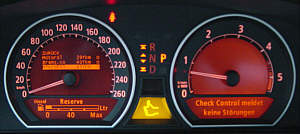 Ok-Meldung nach Systemcheck im BMW 7er, Modell E65/E66