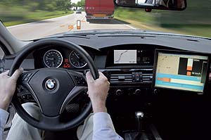 BMW Group, Fahrerassistenzsysteme, Dynamische Streckeninformation