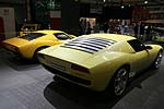 Lamborghini Studie Miura aus 2006 neben Miura SV aus dem Jahr 1973