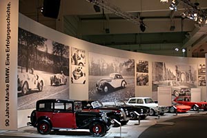 BMW auf der Techno Classica 2007, in diesem Jahr wird sich BMW deutlich kleiner präsentieren und statt eigener Exponate Club-Fahrzeuge zeigen