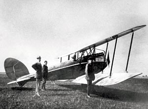 Franz Zeno Diemer vor seinem Höhenweltrekord am 17.06.1919