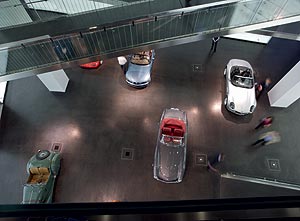 BMW Roadster im Central Space im BMW Museum Mnchen