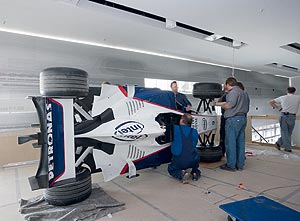 Einbringung des BMW Sauber F1.06 in das BMW Museum M�nchen