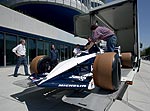 Einbringung des Brabham BT 52 in das BMW Museum München
