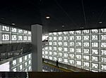BMW Museum Mnchen - Testbestpielung der LED Wnde im Central Space