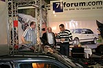 Mick empfing die Forumler „drehmeier” und „dkvt” auf dem 7-forum.com Messestand