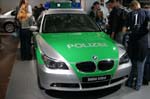 BMW 5er in Polizeiausf�hrung auf der IAA 2003