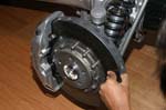Bremsscheibe aus dem neuen Mercedes SLR