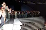 Blick von oben in die Mercedes Halle