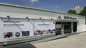 Neue Heimat: Bis Mitte 2007 ist das BMW Museum im M�nchner Olympiapark zu finden