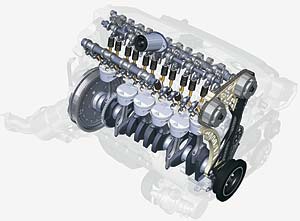 BMW 6-Zylinder Motor im neuen BMW 3er (Modell E90)