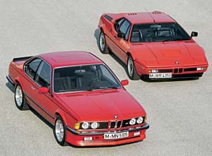 BMW M635 CSi links / BMW M1