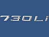 BMW 730Li Typschild