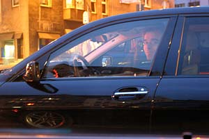 Matthias bei seiner ersten Fahrt im neuen Auto
