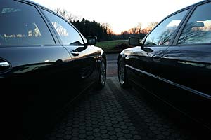 BMW 760Li (E66) und BMW 750iL (E38)