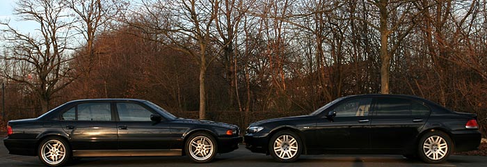 Konfrontation: BMW 750iL (E38) und BMW 760Li (E66)
