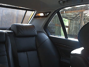 R�ckbank des BMW 730i (E38) von Uwe