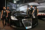 Band Me and the Heat am Maybach Exelero auf dem Fulda-Stand